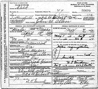 Allen John W 1910 Death Cert Ohio Springfield familysearch