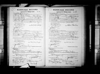 CHAMBERS William MCCSIN Susie Ohio, County Marriage Records, 1774-1993(85)