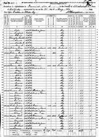 FISHER James 1870 census Nicholas County Kentucky