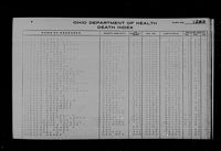 Ohio, Death Records, 1908-1932, 1938-2007