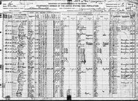 WRIGHT Edward 1920 census OH Clinton Co